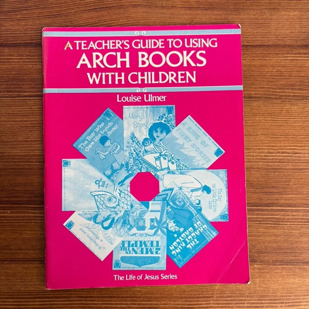 Vintage Arch Books Religious Children's Book Lot 13 + Teacher's Guide Christian